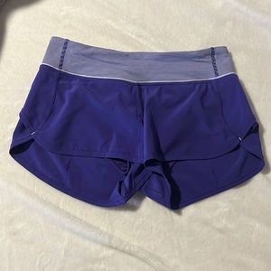 Lululemon size 4 run speed shorts